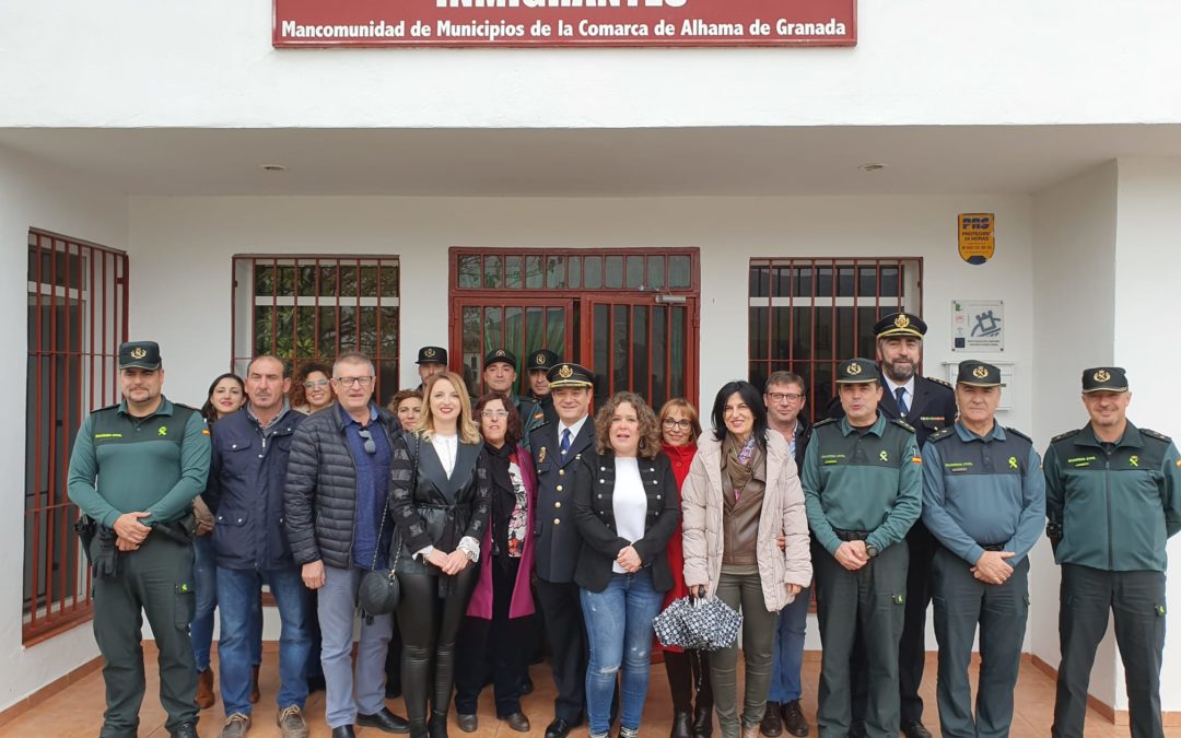 Primera reunión de la mesa de trabajo de la Comarca de Alhama para la seguridad ciudadana y la inmigración con la Subdelegada del Gobierno