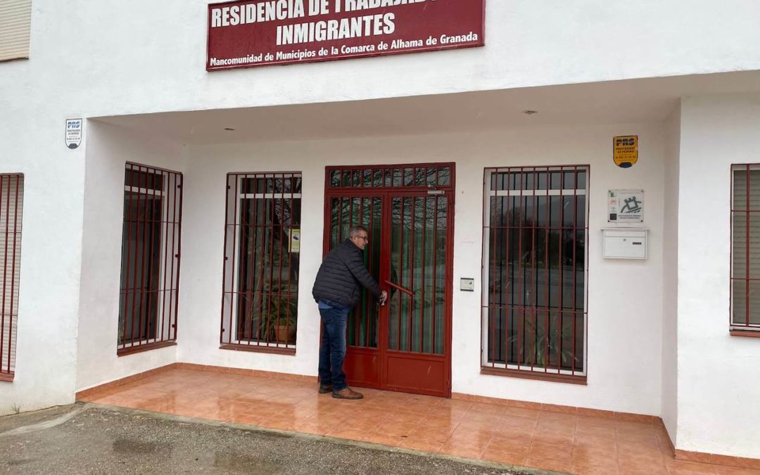 El presidente de Mancomunidad de la Comarca de Alhama ofrece el Albergue de trabajadores temporeros para acoger a refugiados de Ucrania