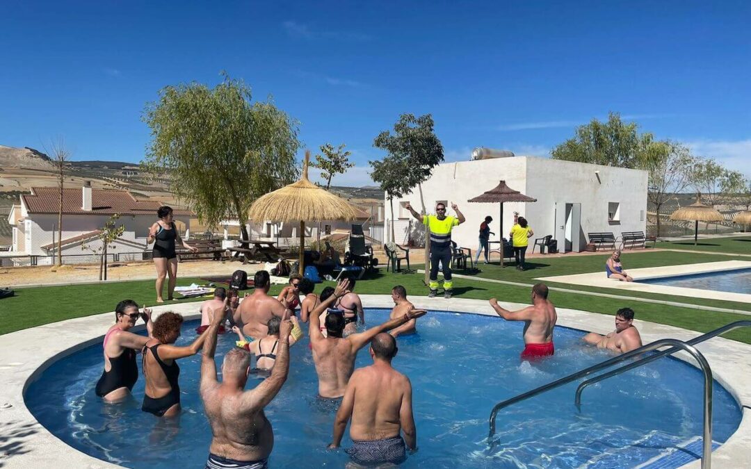 Visita a la piscina terapéutica de Santa Cruz del Comercio