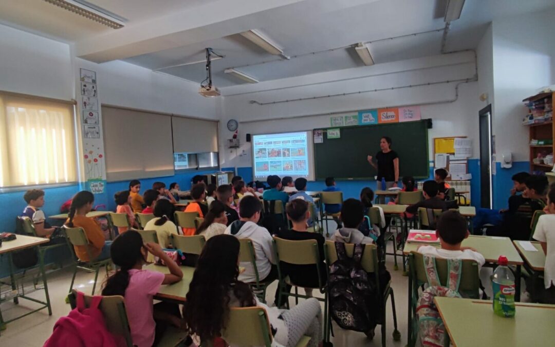 Alumnado del CEIP Conde de Tendilla participa en el Taller “El deporte como motor de igualdad