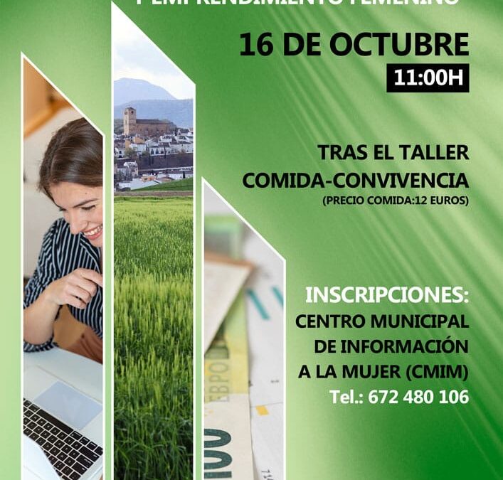 16 de octubre, Taller Economía social, mundo rural y emprendimiento femenino