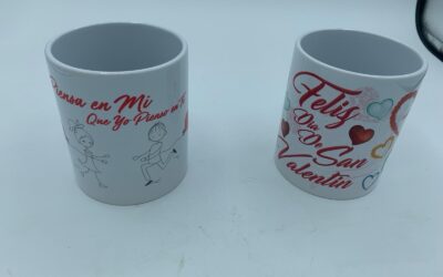 Tazas personalizadas para celebrar el día de San Valentín