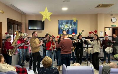 La EMAG lleva la música a la Residencia de Mayores de la Mancomunidad