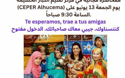 13 de junio, Charla gratuita «Nutrición de la Mujer» en el CEPER Alhucema